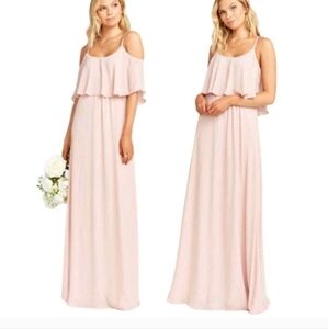Show Me Your Mumu Caitlin Ruffle Maxi Dress XS